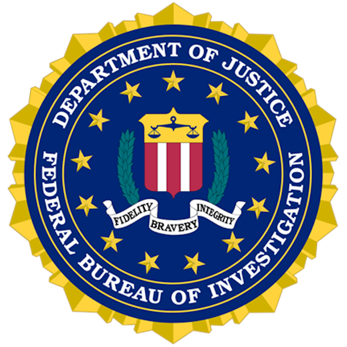 Department of Justice Federal Bureau of Investigation badge